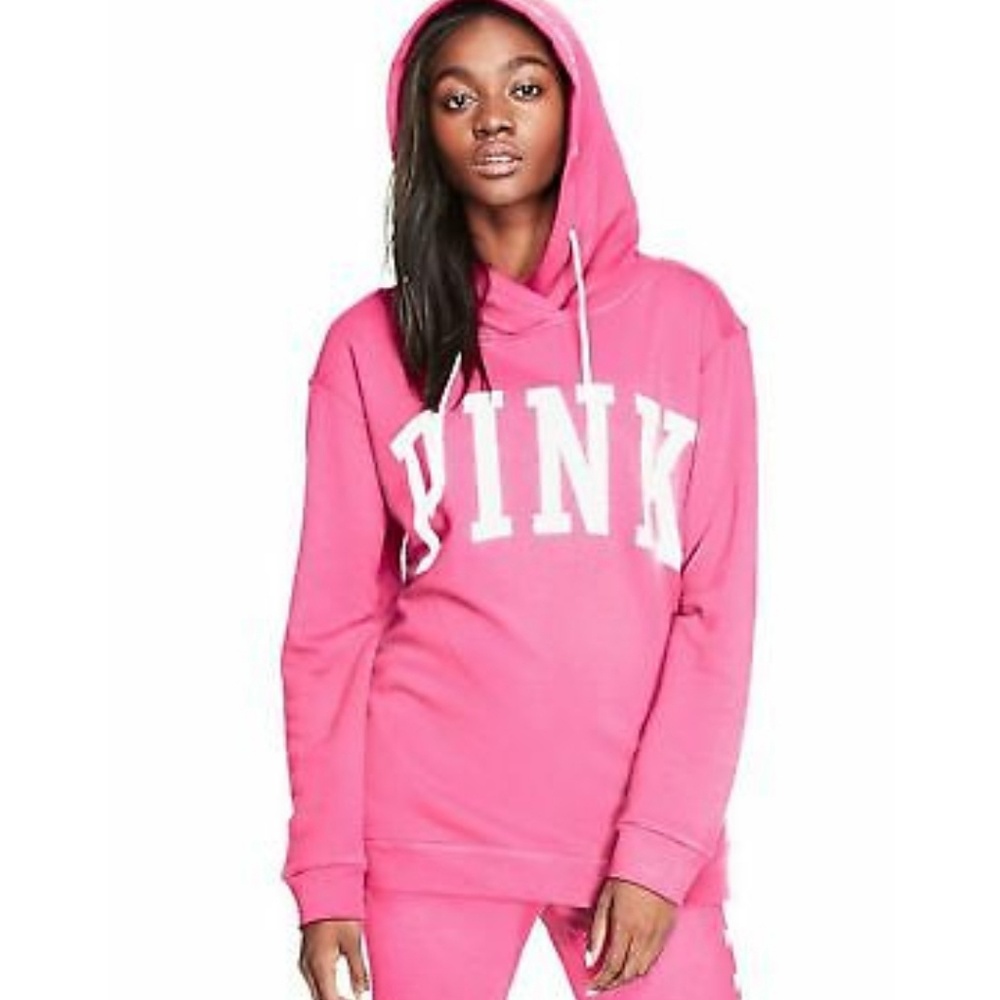RARE! VS Pink Crossover Tunic Hoodie